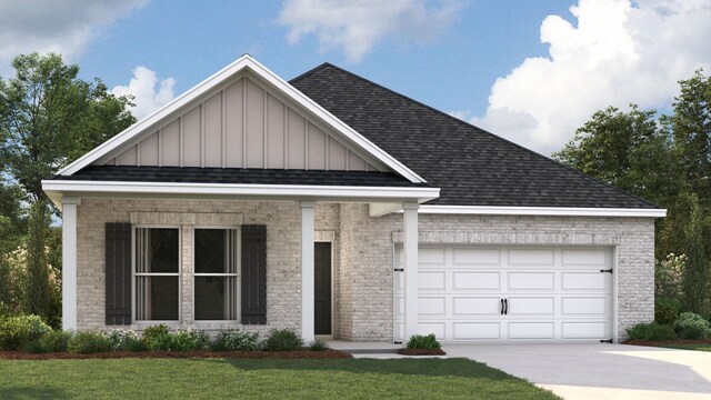 4217 Sandy Hollow Ln S, Millington, TN 38053 - view of front of property featuring a front lawn and a garage