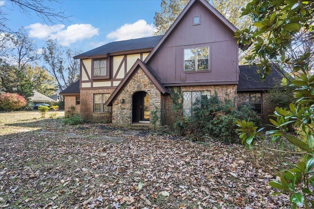 view of english style home