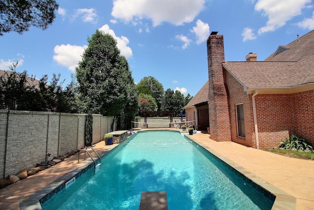 595 Kenrose St, Collierville, TN 38017 - view of pool featuring a fenced backyard and a patio area