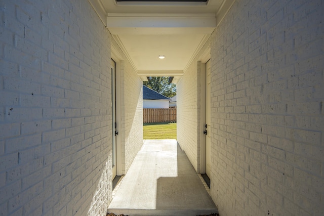 view of hallway