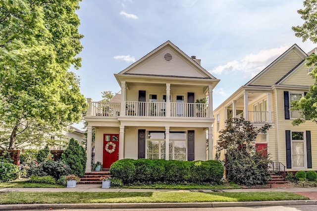 958 Harbor View Dr, Memphis, TN 38103 - view of front of house featuring a balcony