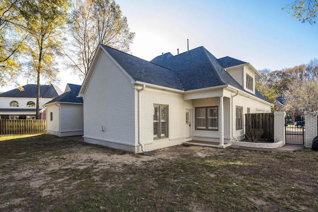 view of rear view of house