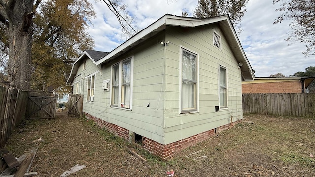 view of side of property