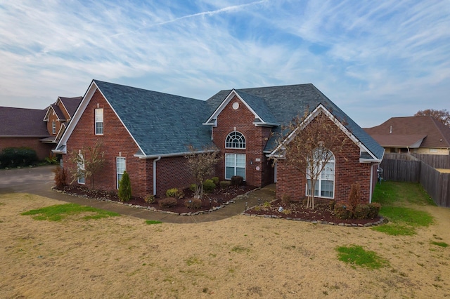 view of front property with a front yard