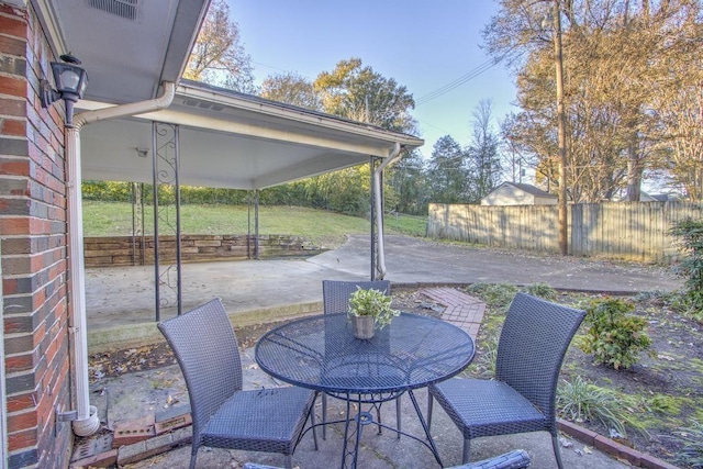 view of patio / terrace