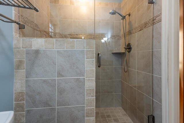 full bath with a stall shower