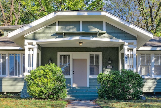 view of bungalow-style house