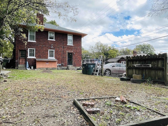 view of rear view of house