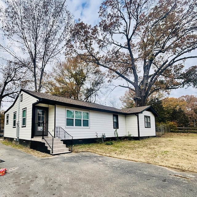 view of front of home