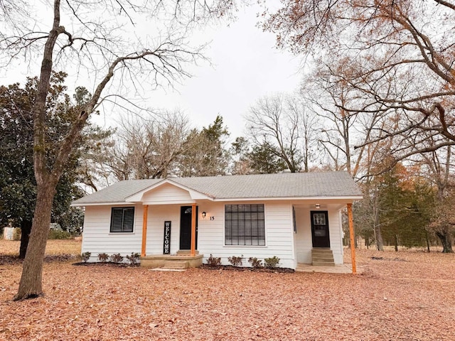 view of ranch-style house