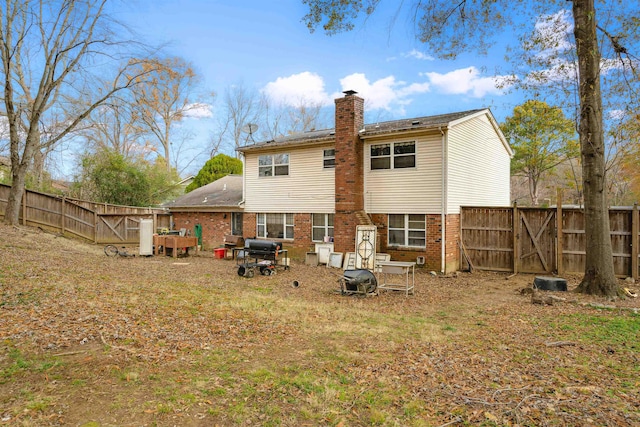 view of rear view of property