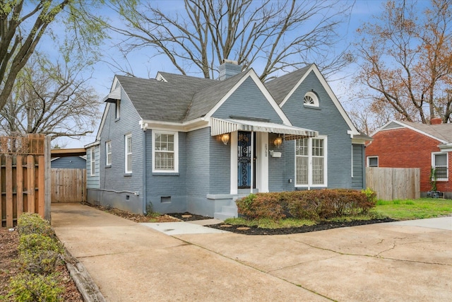 view of front of home