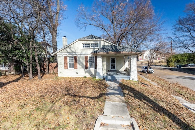 view of bungalow-style house