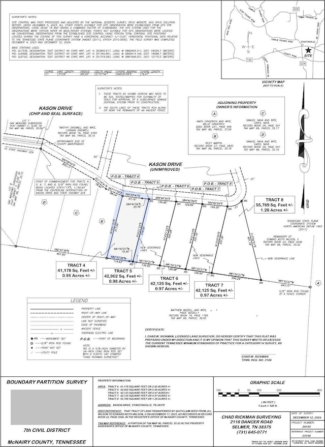 TRACT4 Kason Dr, Stantonville TN, 38379 land for sale