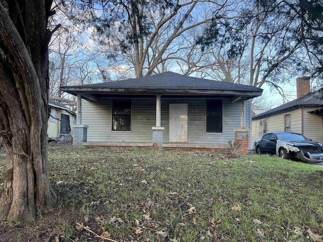 bungalow-style house featuring a porch