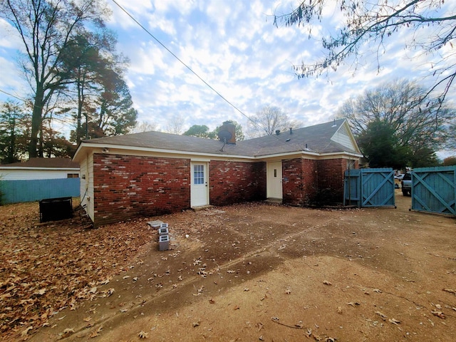 view of rear view of property