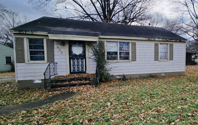 view of front of property