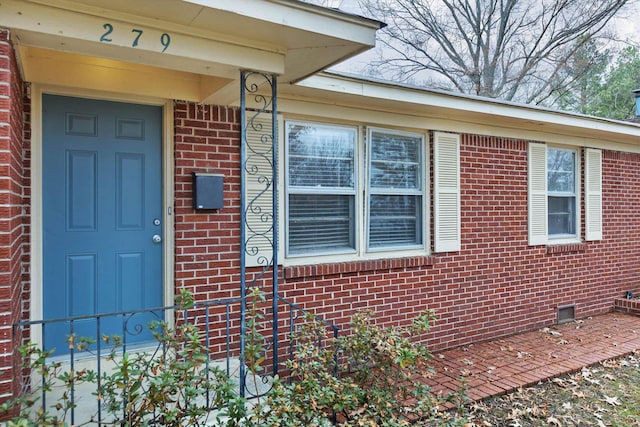 view of entrance to property