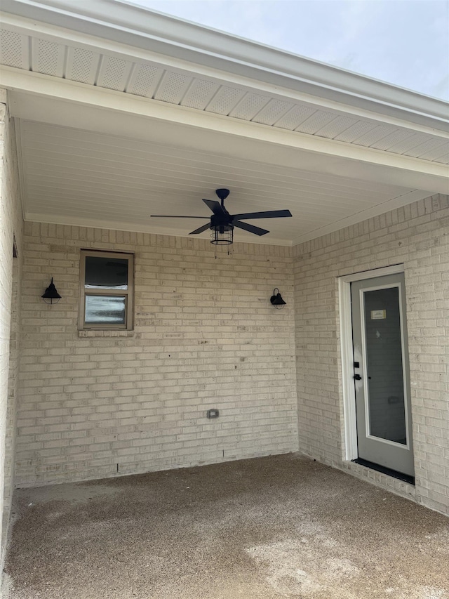 5549 Shipp Rd, Millington, TN 38053 - view of patio / terrace with ceiling fan