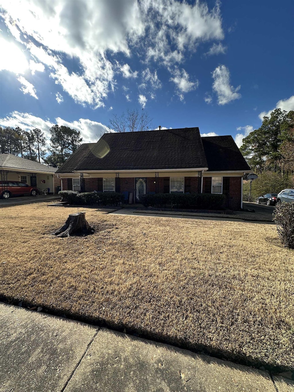 view of front of home