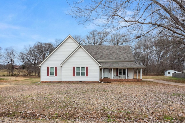 view of front of house featuring a porch