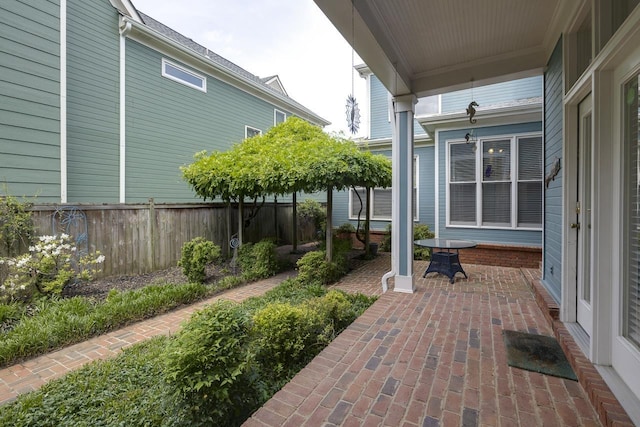 view of patio