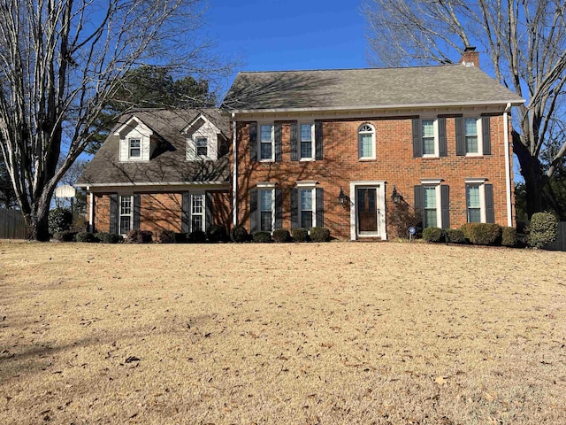 view of colonial home