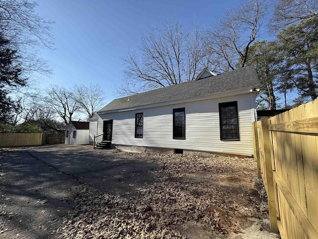 view of rear view of house