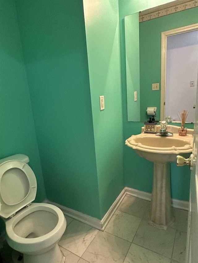 bathroom with toilet