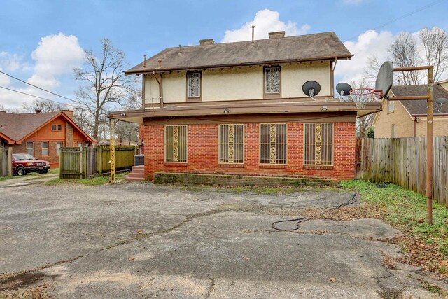 view of rear view of house