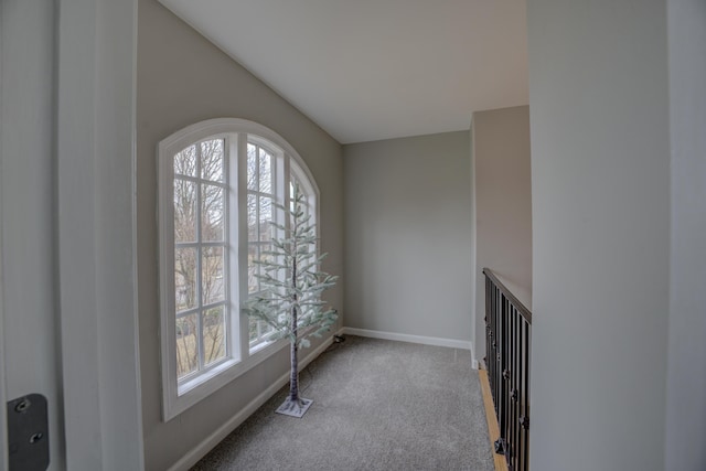 carpeted empty room featuring a healthy amount of sunlight