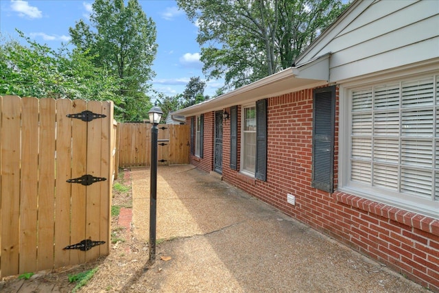 view of side of property