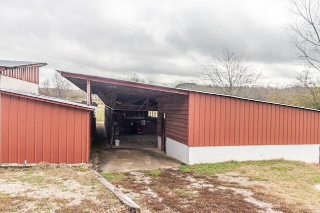 view of outbuilding