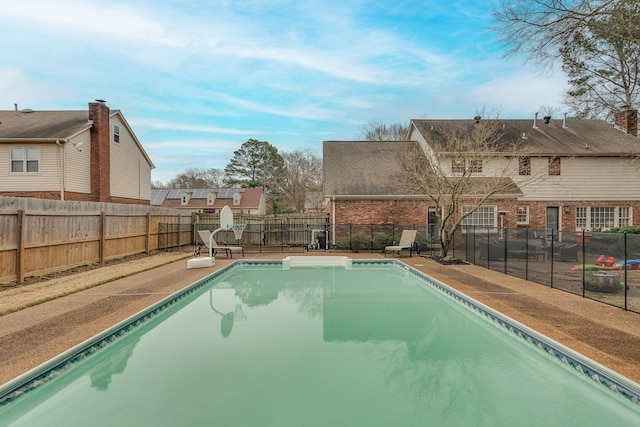 view of pool