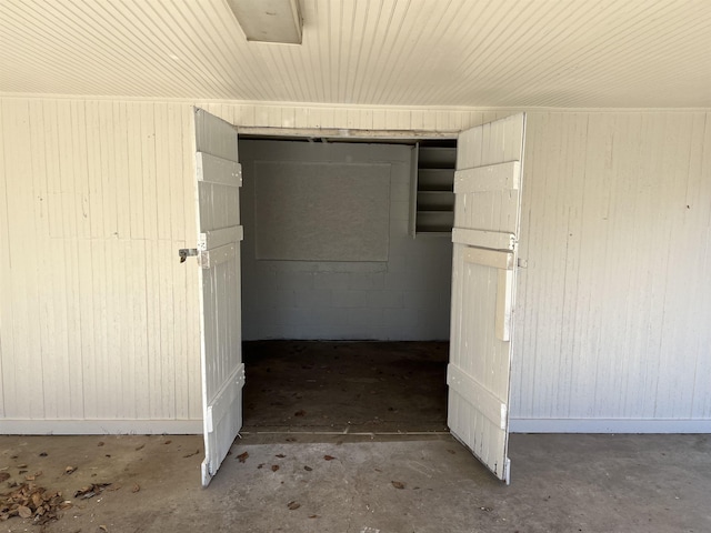 view of closet