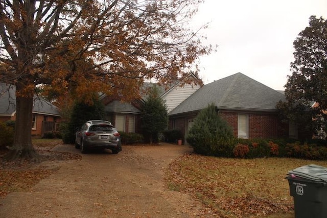 view of front of property