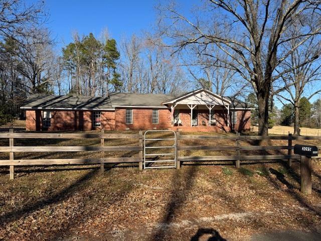 view of horse barn