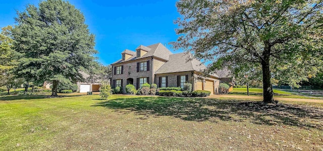 exterior space with a front yard