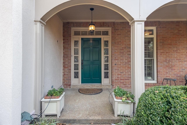 view of entrance to property