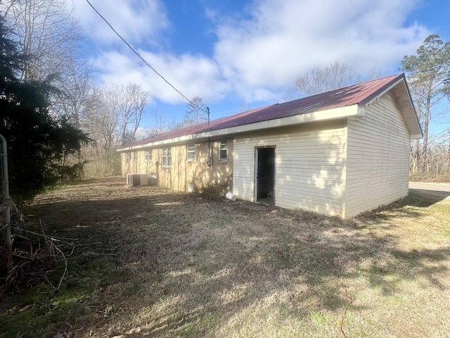 view of rear view of property