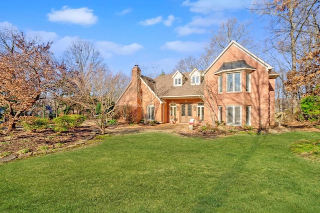 view of front of house featuring a front yard