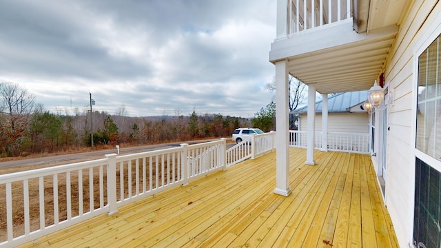 view of deck