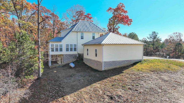 view of rear view of property