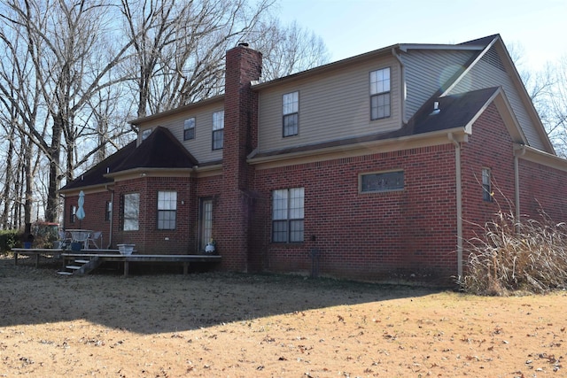 view of back of property