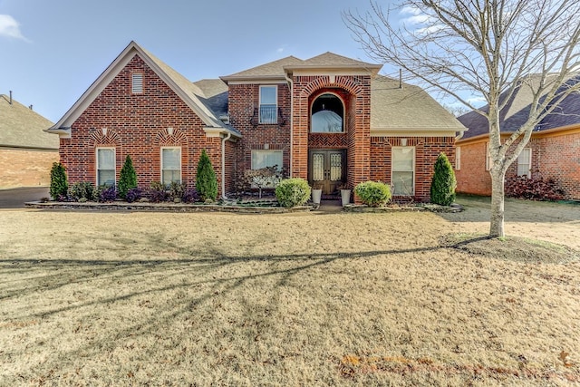 view of front property with french doors