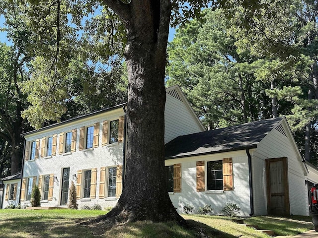 view of colonial home