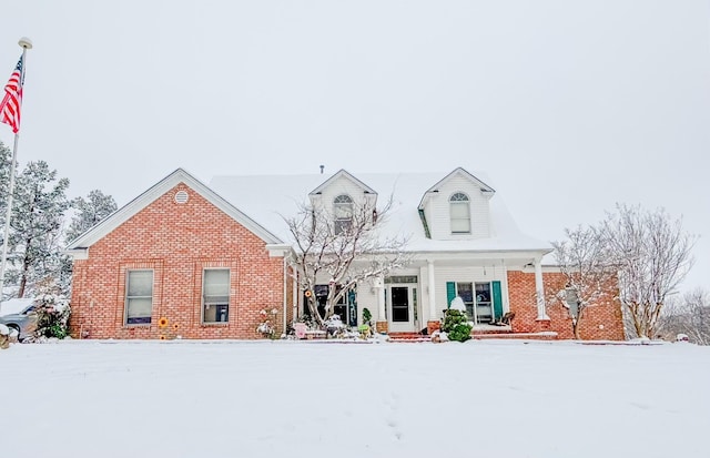 view of front of house featuring covered porch