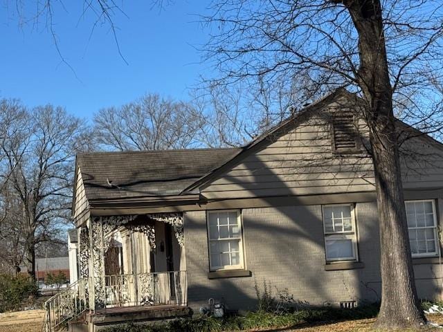 view of side of property