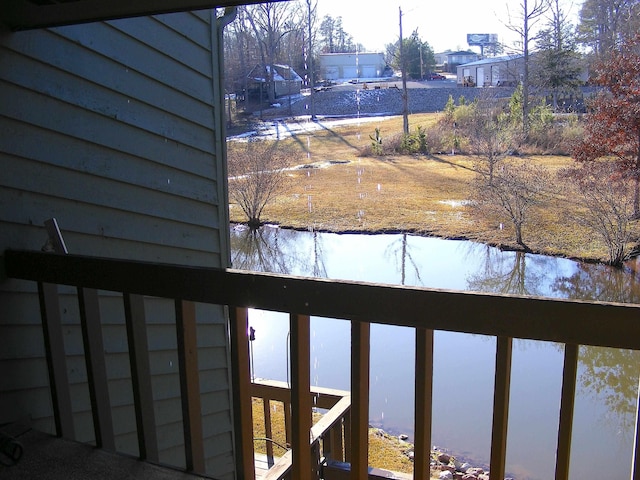 view of water feature