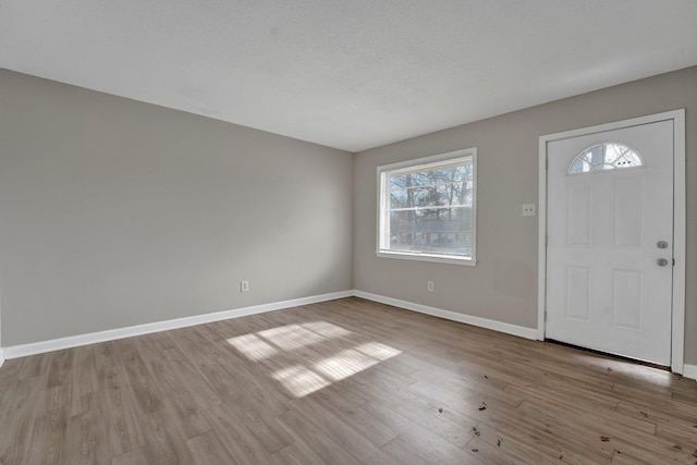 entryway featuring light wood-type flooring